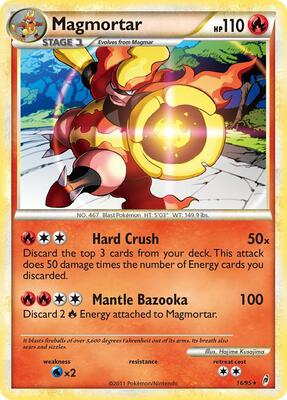 Magmortar card from Call of Legends