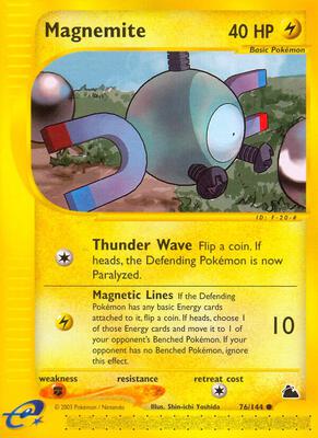 Magnemite card from Skyridge