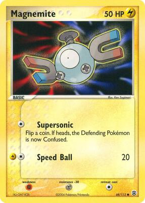 Magnemite card from EX FireRed & LeafGreen