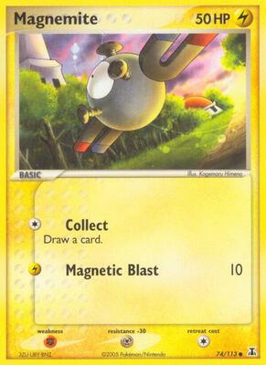 Magnemite card from EX Delta Species