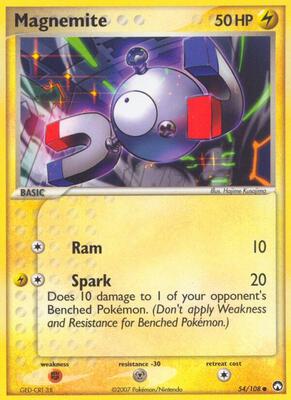 Magnemite card from EX Power Keepers