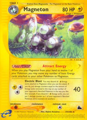 Magneton (19) card from Skyridge