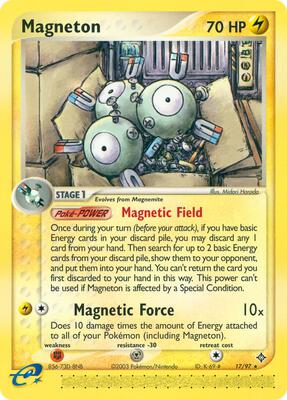 Magneton - 17/97 card from EX Dragon