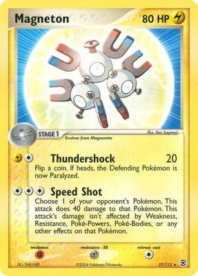Magneton card from EX FireRed & LeafGreen