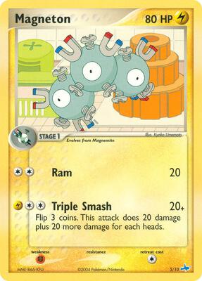 Magneton card from EX Trainer Kit 1: Latias & Latios