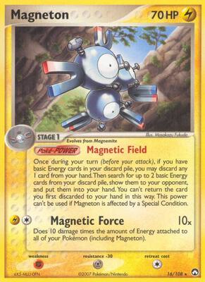 Magneton card from EX Power Keepers
