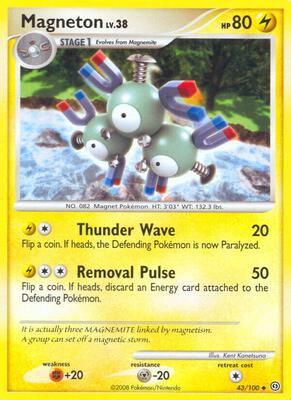 Magneton (43) card from Stormfront