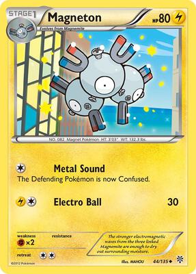 Magneton (44) card from Plasma Storm