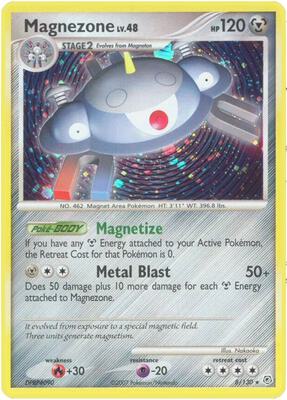 Magnezone card from Diamond and Pearl