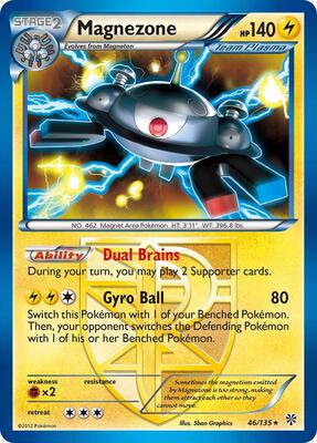 Magnezone (Team Plasma) card from Plasma Storm