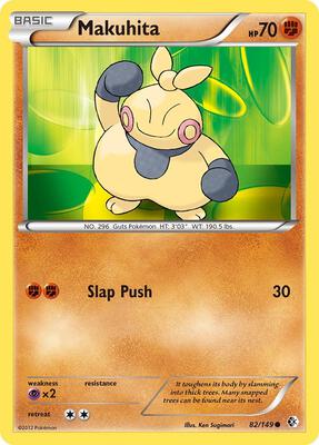 Makuhita card from Boundaries Crossed