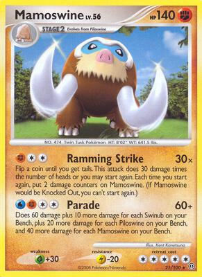 Mamoswine card from Stormfront