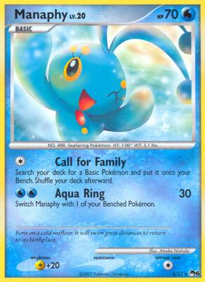 Manaphy card from POP Series 6