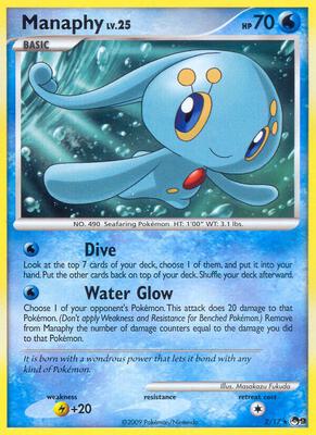 Manaphy card from POP Series 9