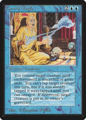 Control Magic card from Beta Edition