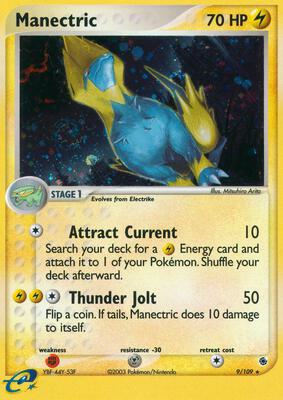 Manectric - 9/109 card from EX Ruby and Sapphire