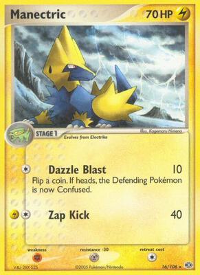 Manectric - 016/106 card from EX Emerald