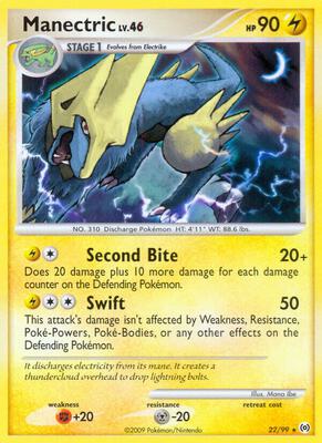Manectric (22) card from Arceus