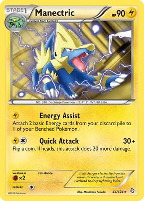 Manectric (44) card from Dragons Exalted