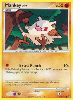 Mankey card from Supreme Victors