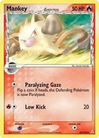 Mankey (Delta Species) card from EX Holon Phantoms
