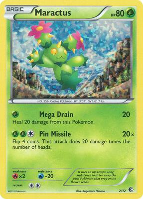 Maractus - 2/12 card from McDonald's Promos 2011