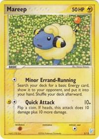 Mareep card from EX Trainer Kit 2: Plusle & Minun