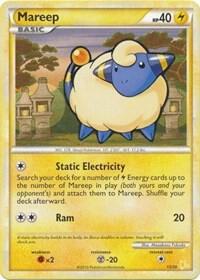 Mareep (#13) card from HGSS Trainer Kit: Gyarados & Raichu