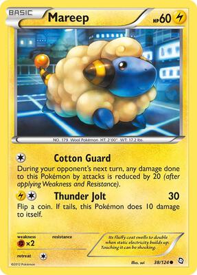 Mareep card from Dragons Exalted