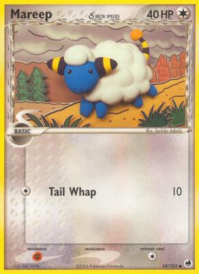 Mareep (Delta Species) card from EX Dragon Frontiers