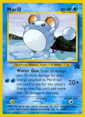 Marill card from WoTC Promo