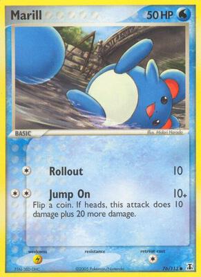 Marill card from EX Delta Species