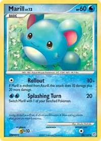 Marill card from Diamond and Pearl