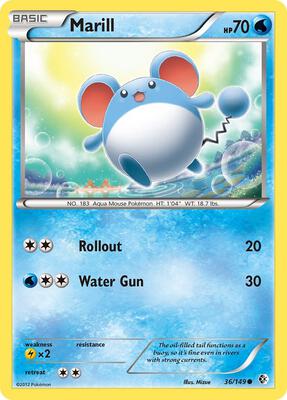 Marill card from Boundaries Crossed