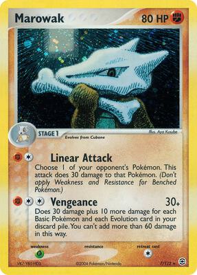 Marowak card from EX FireRed & LeafGreen