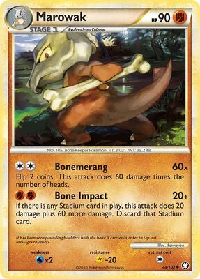Marowak card from Triumphant