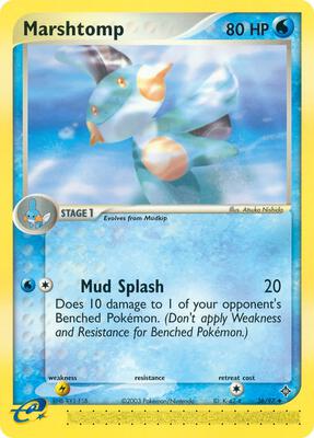 Marshtomp card from EX Dragon