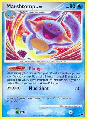 Marshtomp card from Supreme Victors