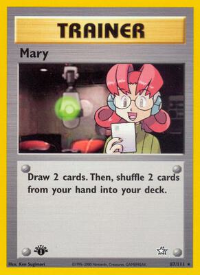 Mary card from Neo Genesis