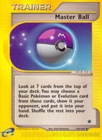 Master Ball card from Expedition