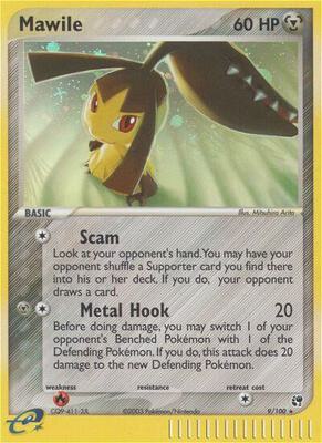 Mawile card from EX Sandstorm