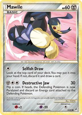 Mawile card from Call of Legends