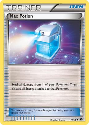 Max Potion card from Emerging Powers
