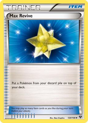 Max Revive card from XY Base Set