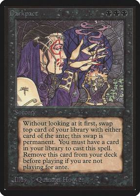 Darkpact card from Beta Edition
