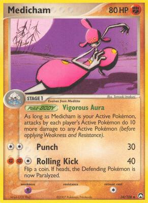 Medicham card from EX Power Keepers