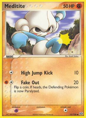 Meditite card from EX Emerald