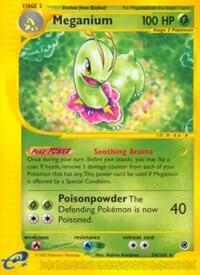 Meganium (54) card from Expedition