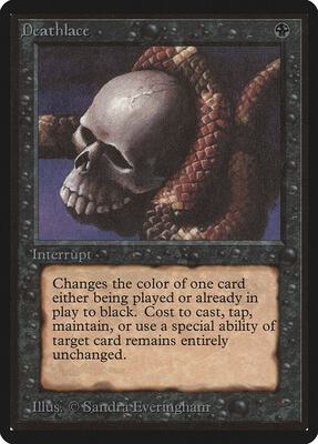 Deathlace card from Beta Edition