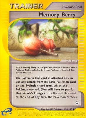 Memory Berry card from Aquapolis
